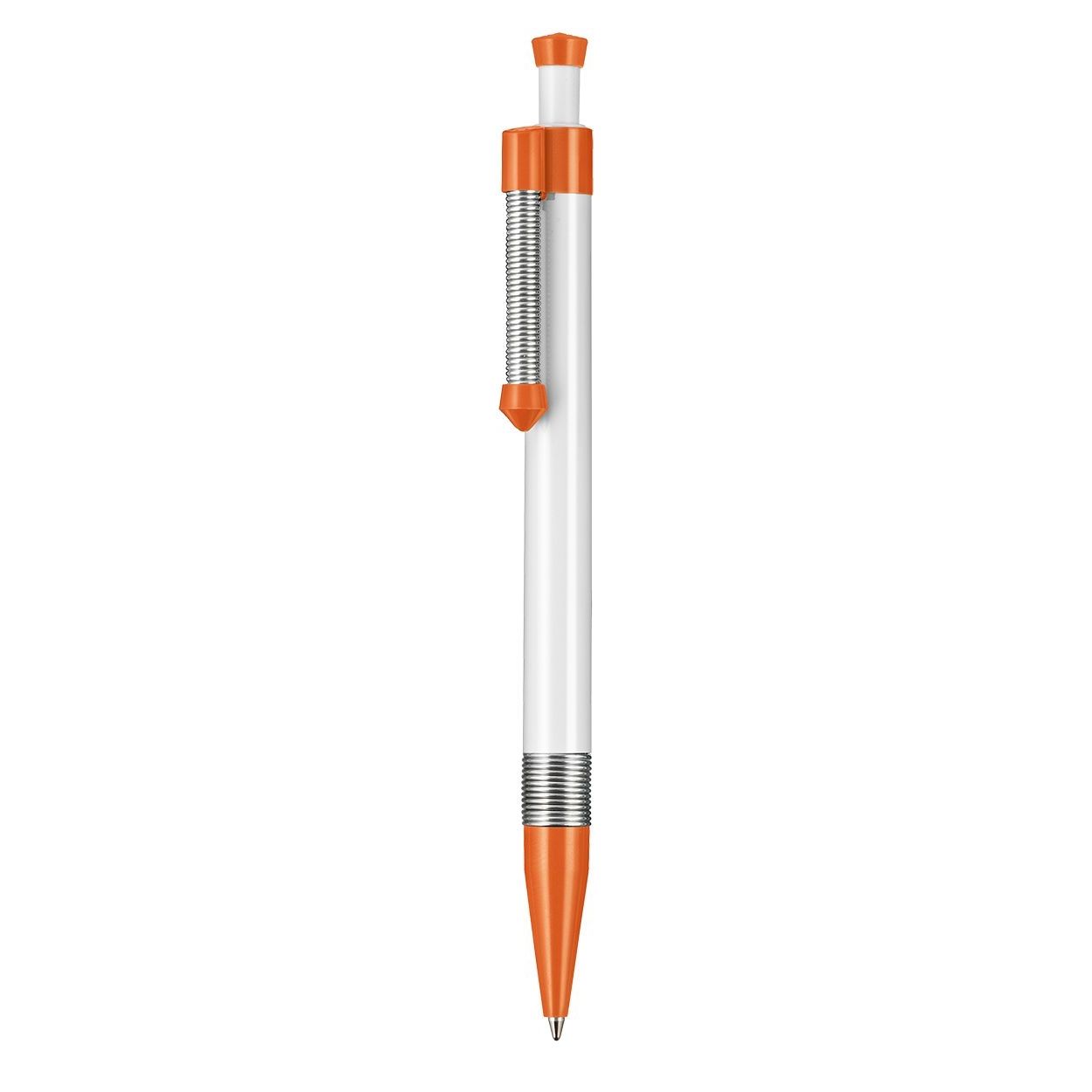 Kugelschreiber SPRING SP - weiss - orange-153