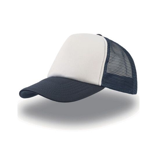 Rapper Cap - white - navy - navy-268