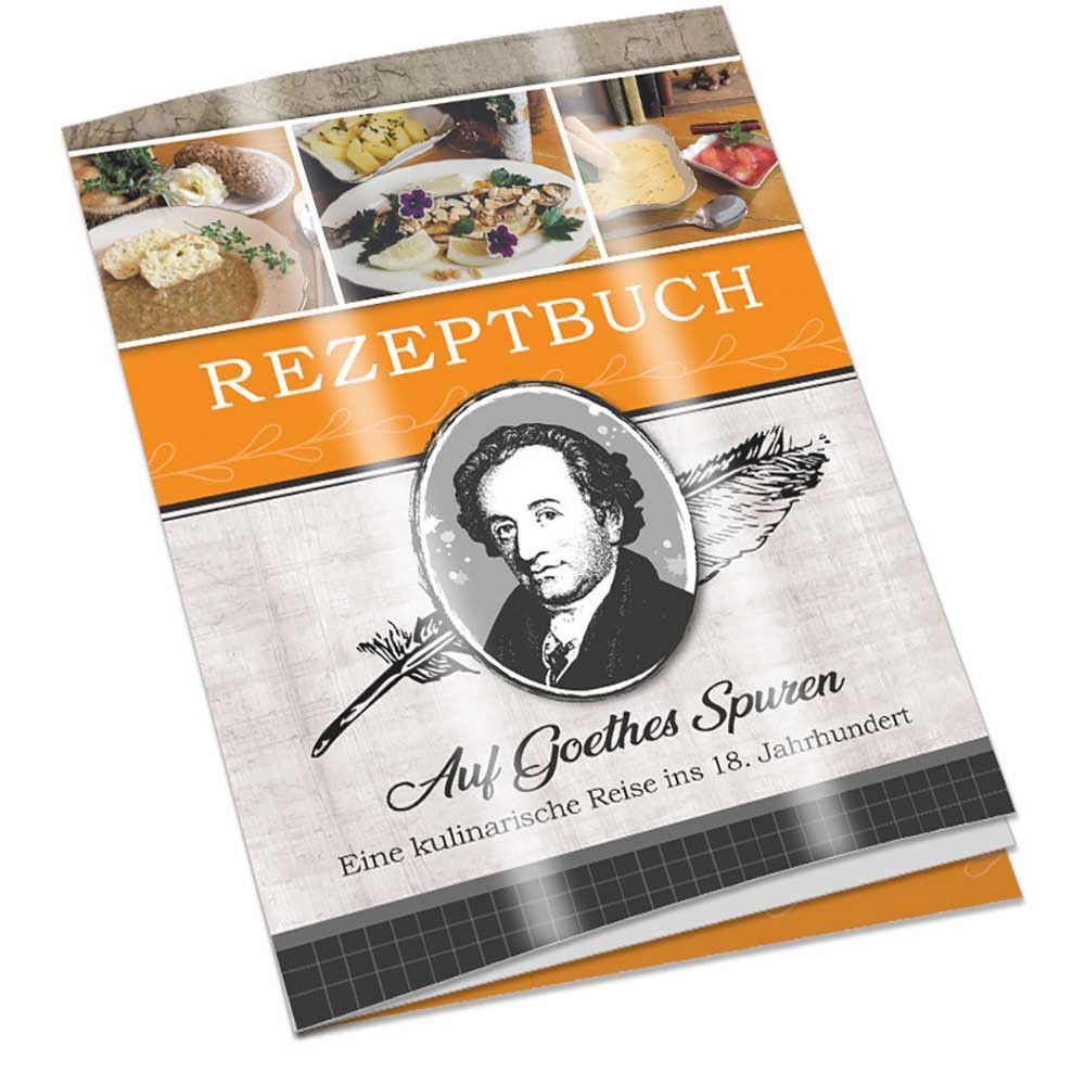 Rezeptbuch-Set "Auf Goethes Spuren" - Set mit 1-c Logoeindruck-999