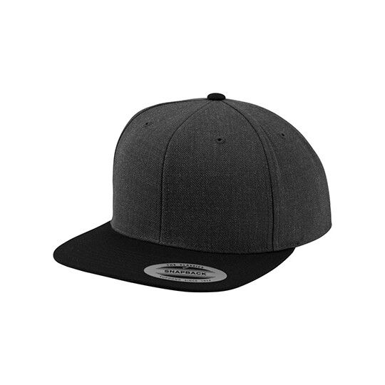 Classic Snapback 2-Tone - charcoal - black-795