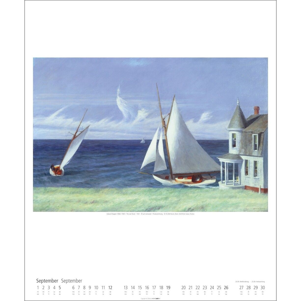Edward Hopper - Kunst & Kultur Kalender-16