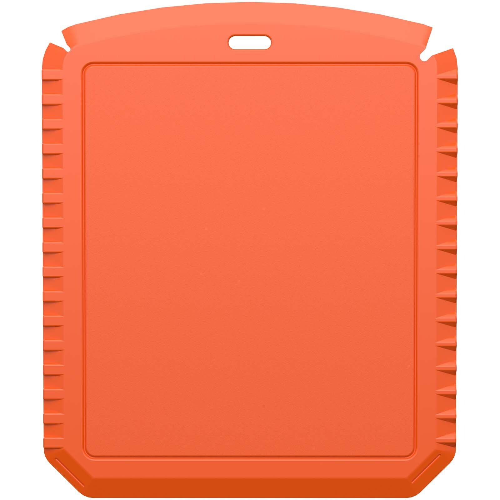 Thrym rechteckiger Eiskratzer aus recyceltem Kunststoff - orange-447