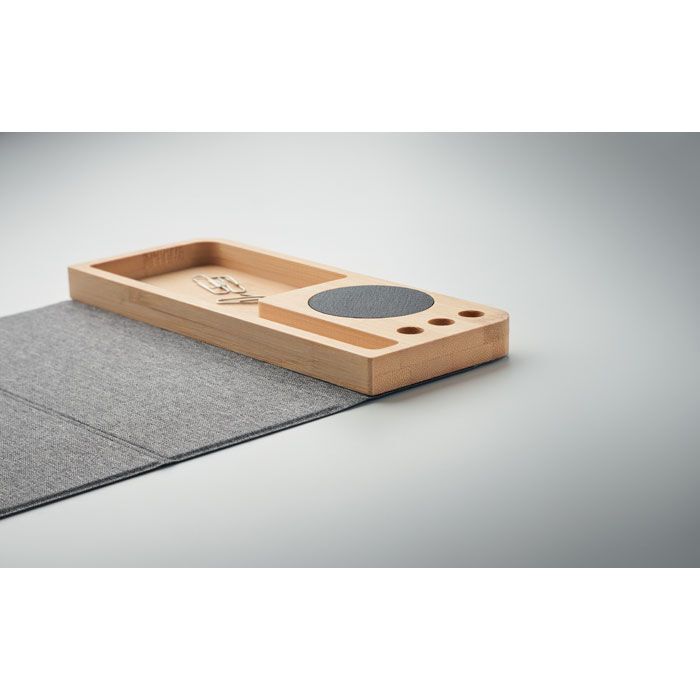 Induktiver Organizer 15W PANDU - holz-296