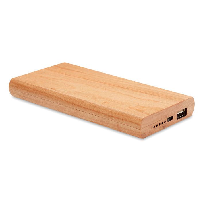 Powerbank 4000 mAh Bambus ARENAPOWER - holz-777