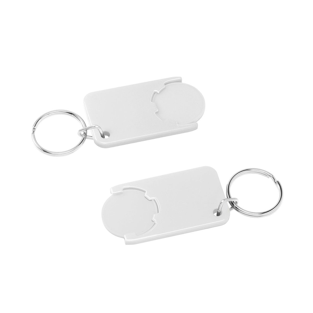Chiphalter mit 1€-Chip Beta - weiß, weiß-135