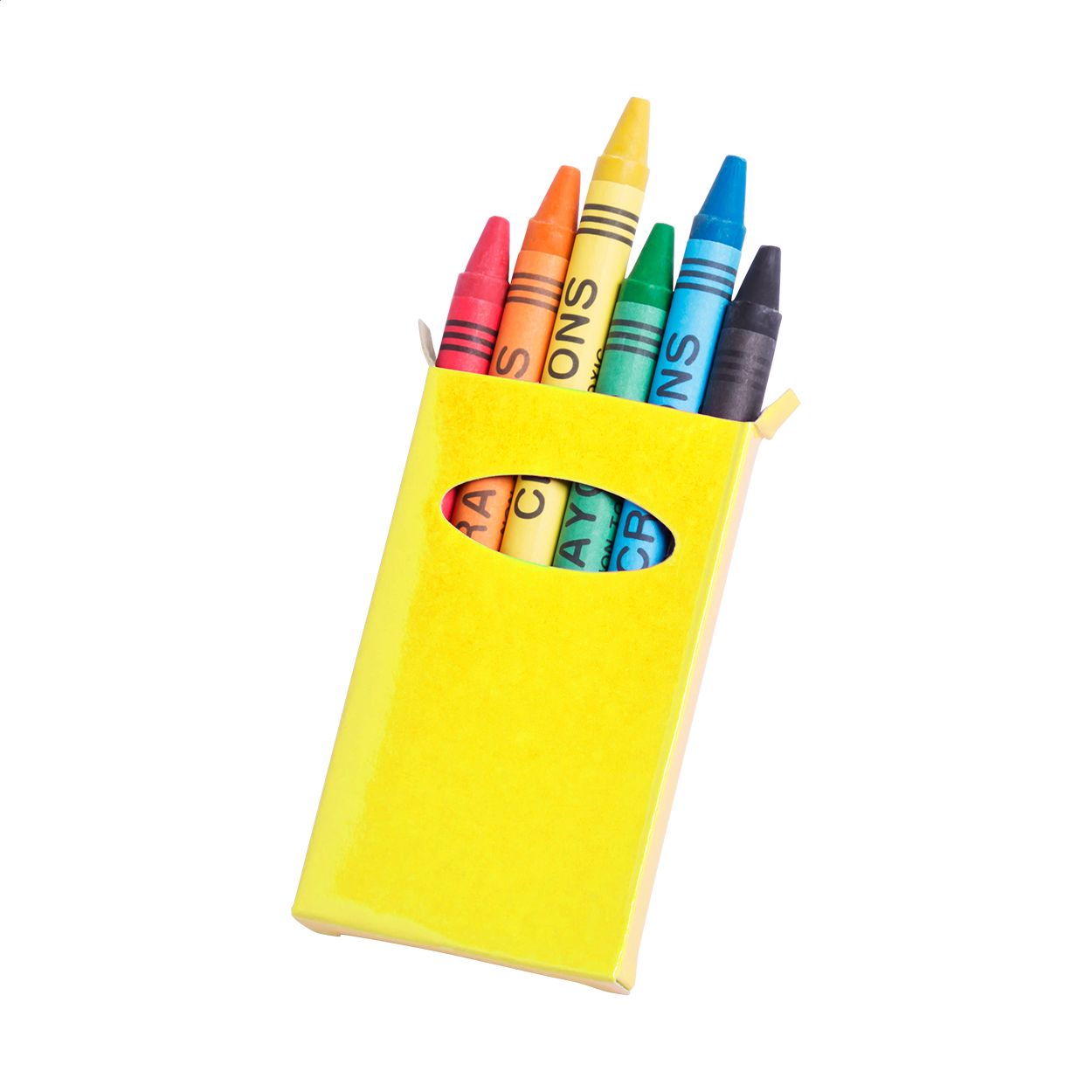 Sorell 6-tlg. Wachsmalstifte-Set - gelb-390