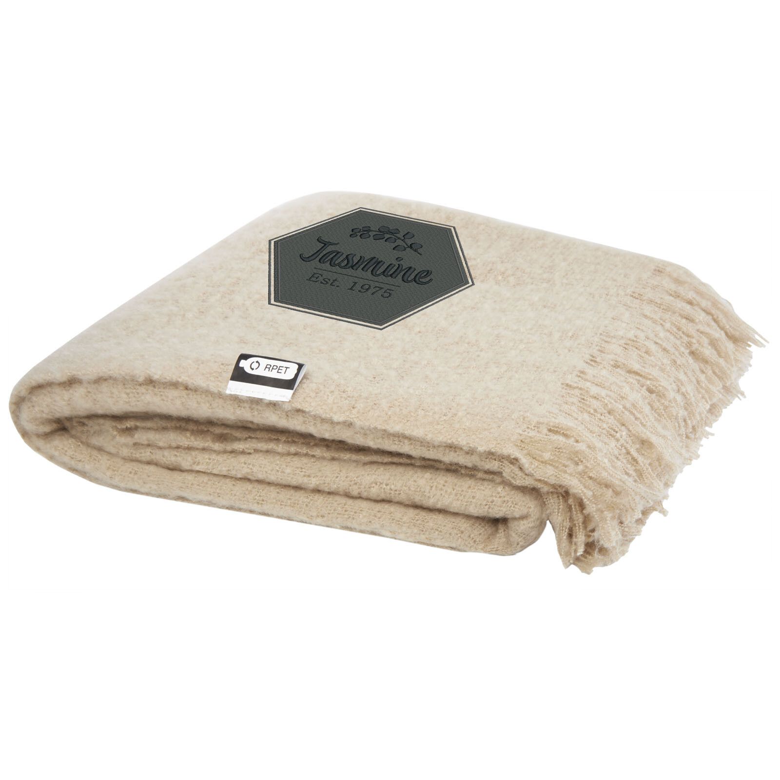 Ivy GRS zertifizierte RPET Decke - beige-674