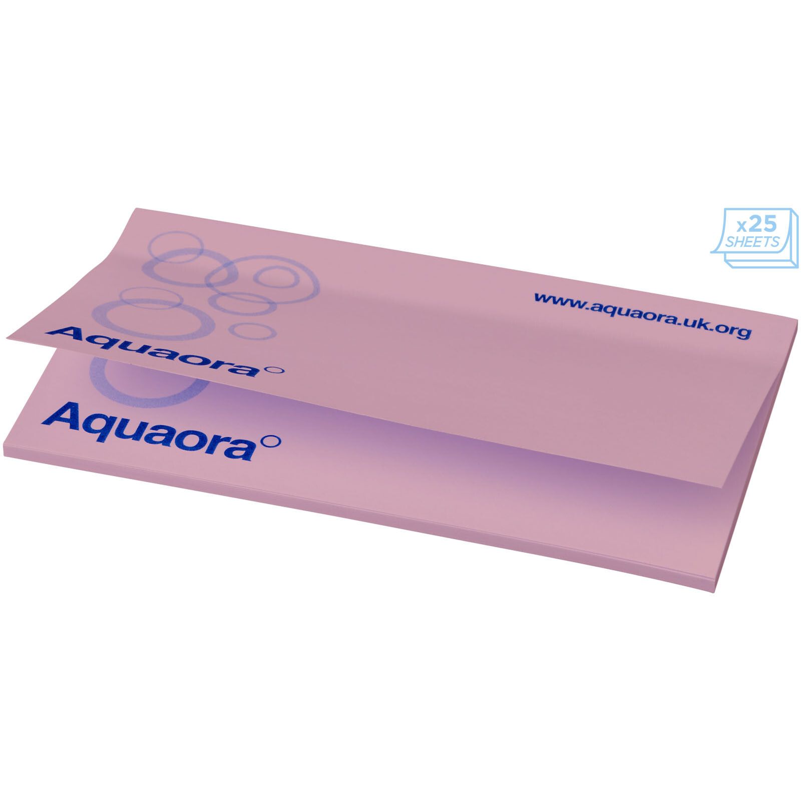 Sticky-Mate Haftnotizen 127 x 75 mm - hellrosa-19
