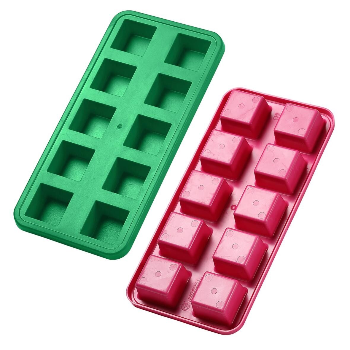 Eiswürfelform Quadrate - weiß-57