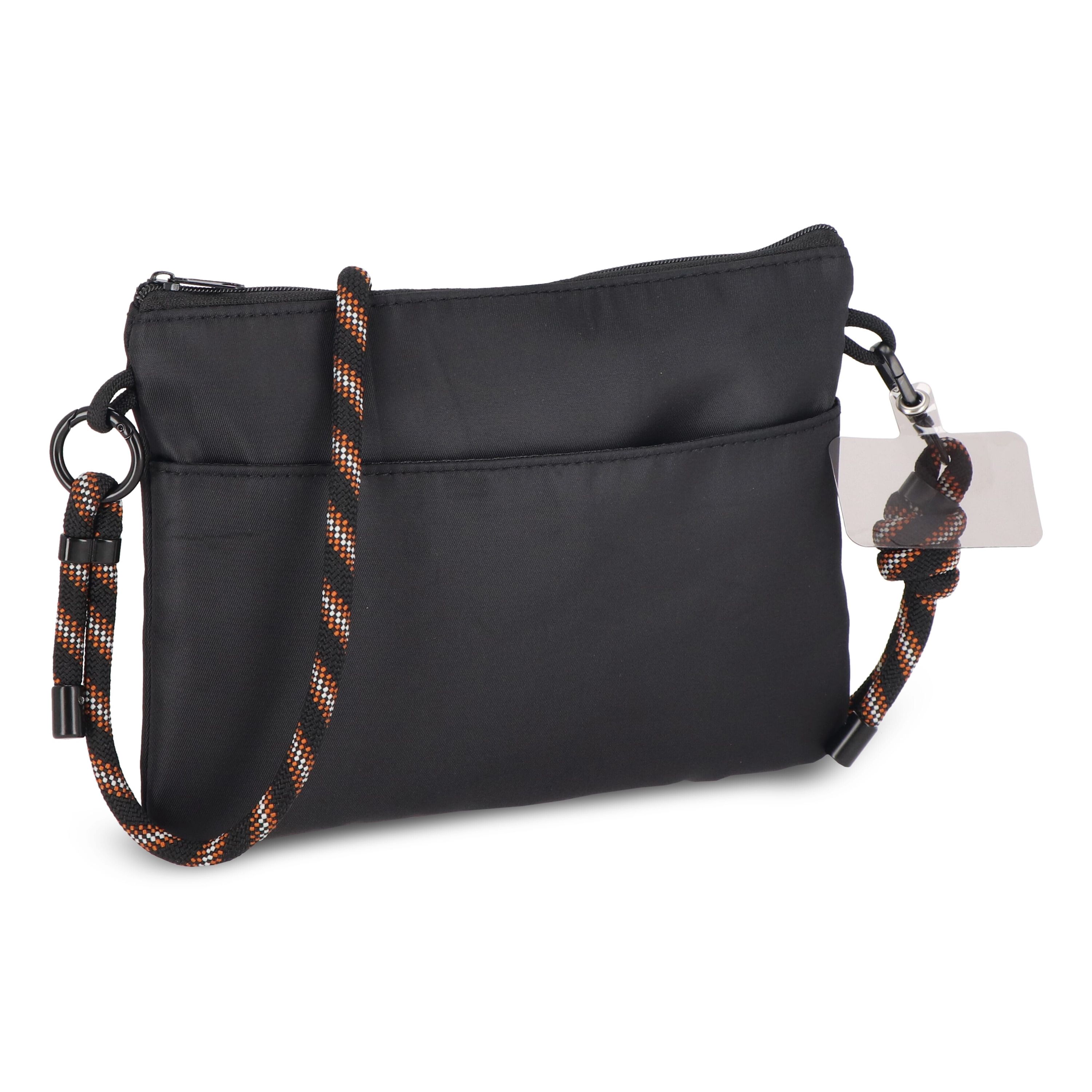 Crossbody Tasche mit Paracord-Gurt - schwarz-820
