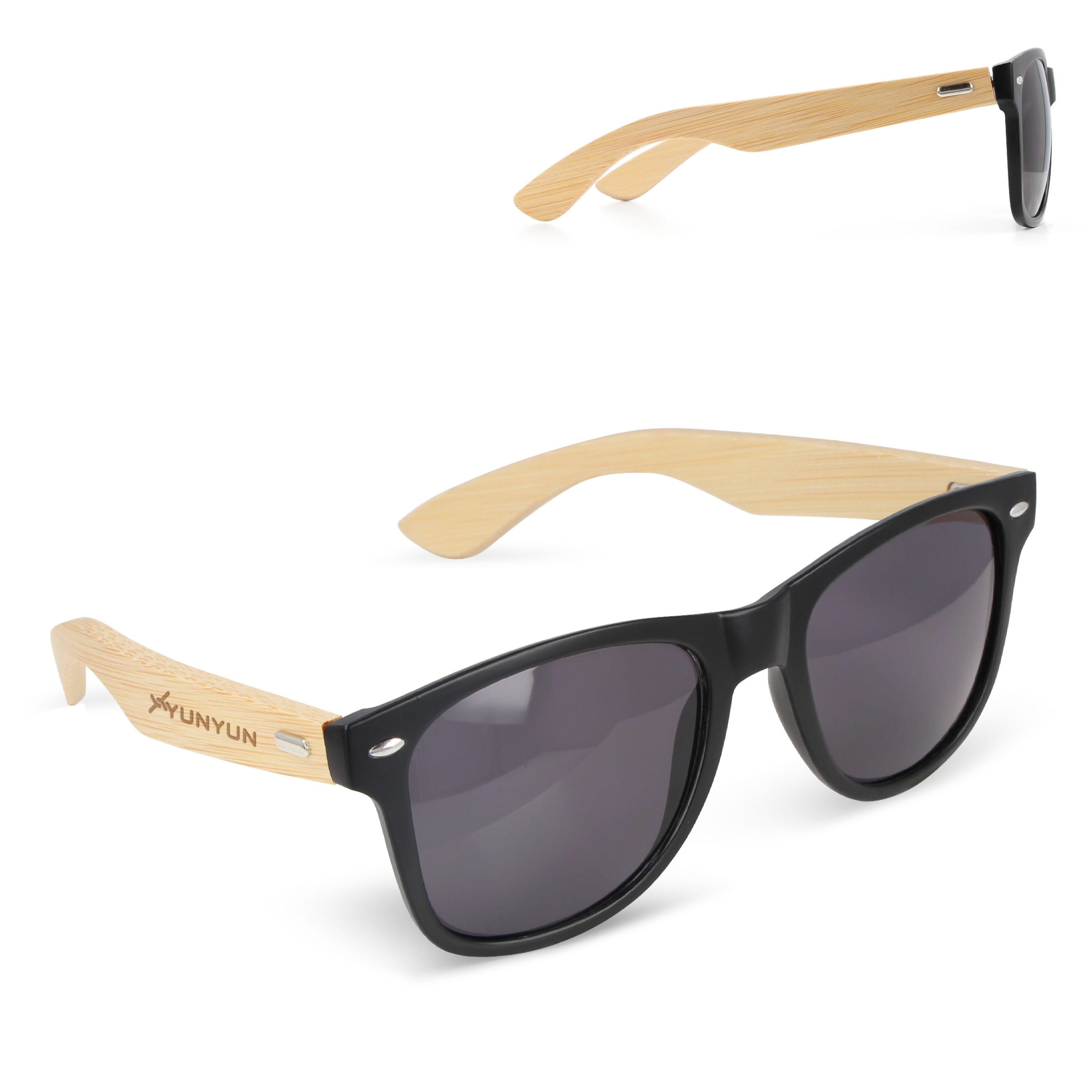 Justin RPC-Sonnenbrille mit Bambus UV400 - schwarz-380
