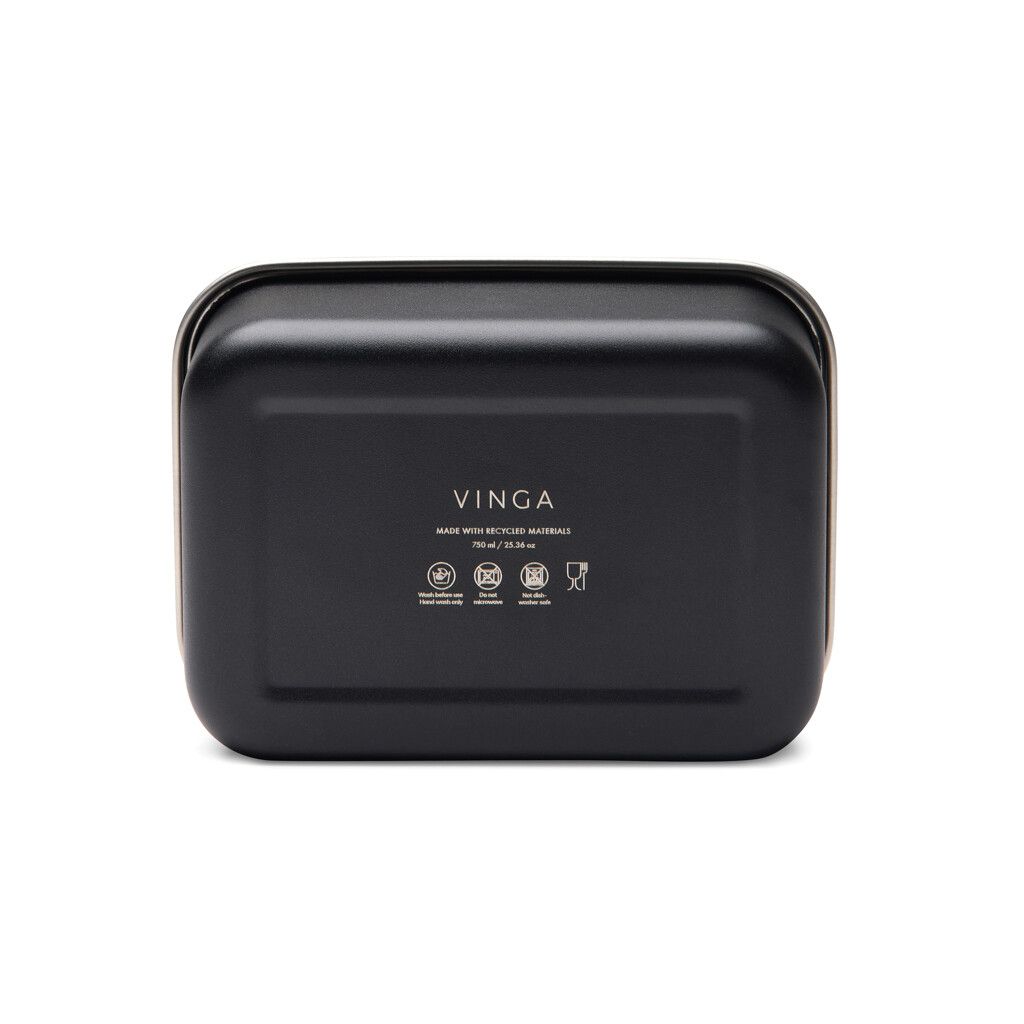 VINGA Parks Lunch-Box aus RCS Stainless-Steel - schwarz-974