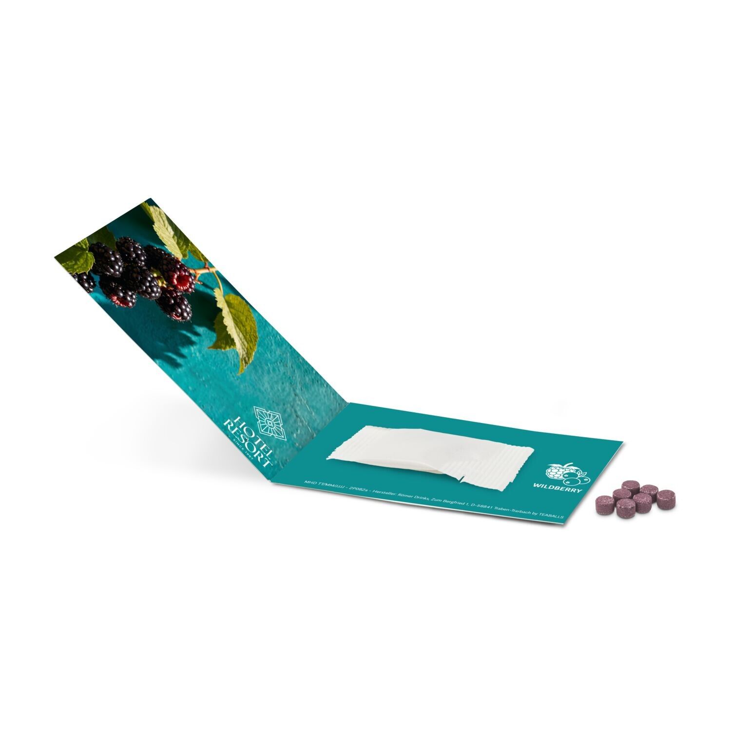 Promo Drops by TEABALLS - 1 Sachet (6-8 Wildberry Drops für ein Erfrischungsgetränk mit bis zu 0,5 L)-334