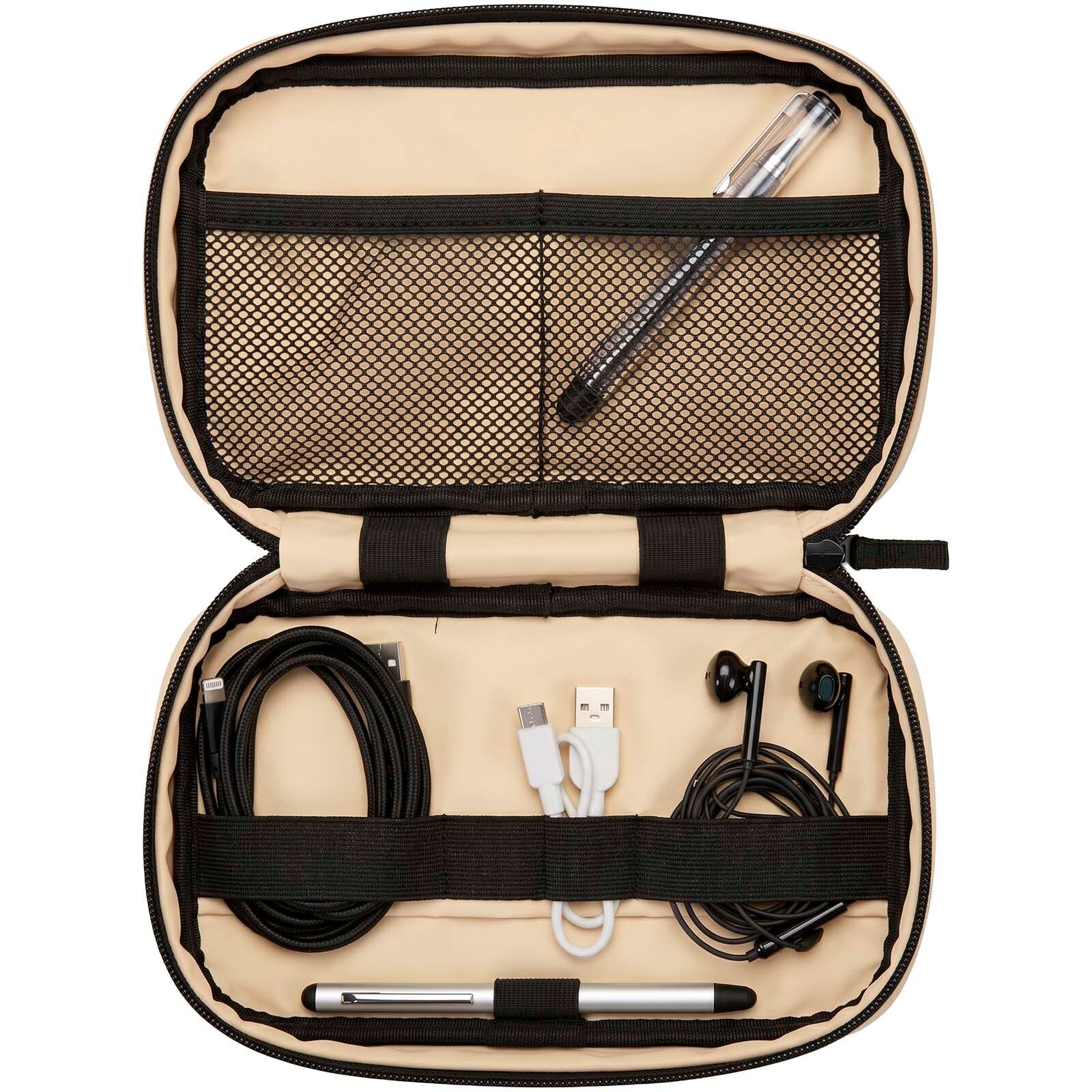 Resi Plus GRS recycelte Tech-Tasche 1L - oatmeal-982