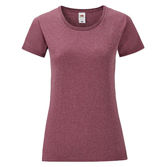 Ladies´ Iconic T - heather burgundy-681