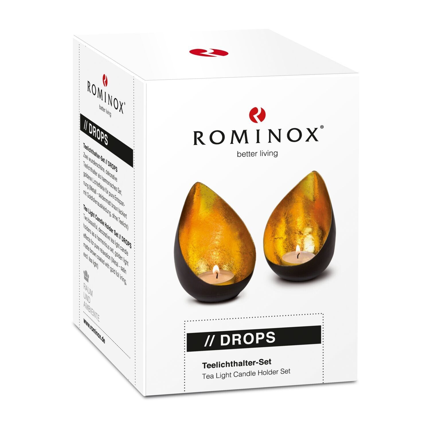 ROMINOX® Teelicht-Set Drops-780