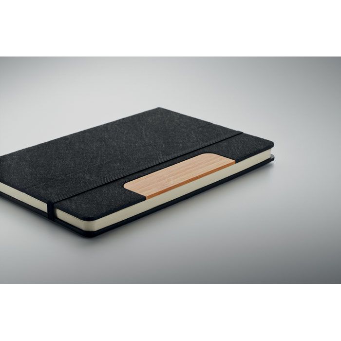 DIN A5 RPET Notizbuch-Set NOTEMIX - schwarz-571
