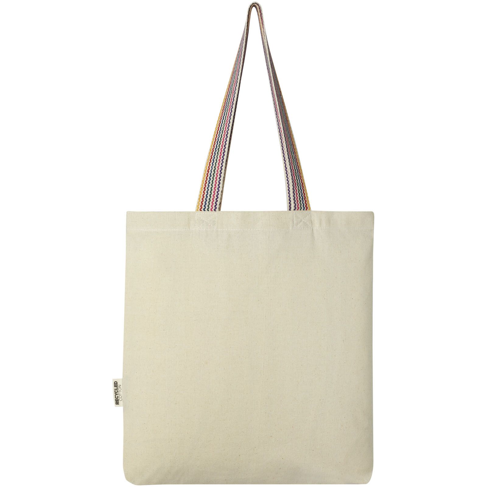 Rainbow 180 g/m² recycelte Tragetasche 5L - natur-687