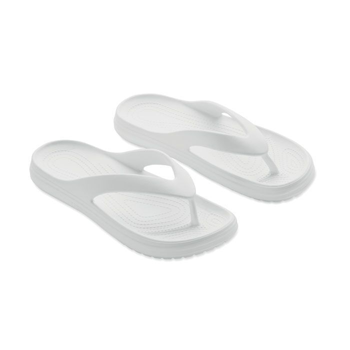 Zehensandalen Größe 44/45 EVASLIP - weiß-37