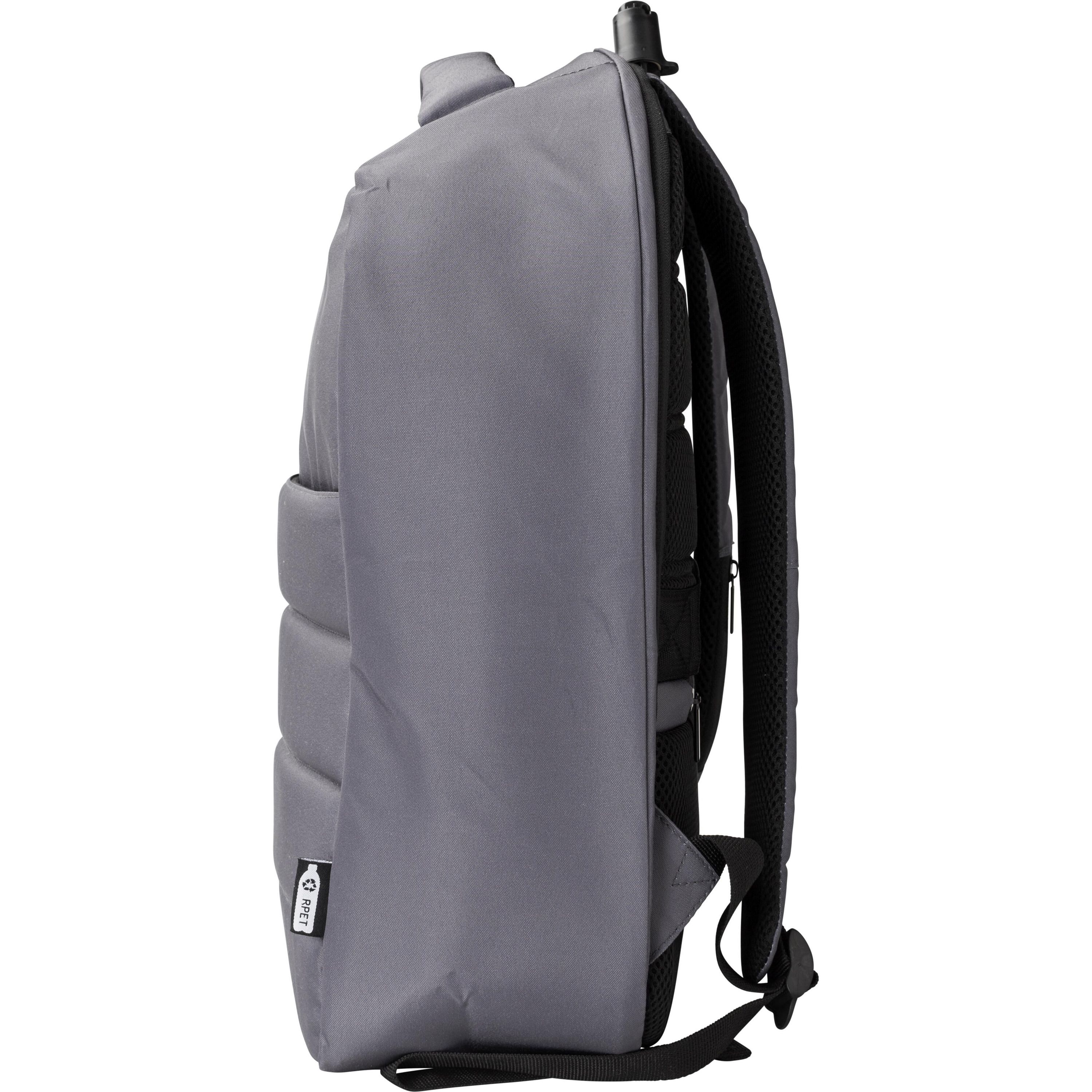 rPET-Polyester (300D) Anti-Diebstahl-Laptop-Rucksack Calliope - blau-732
