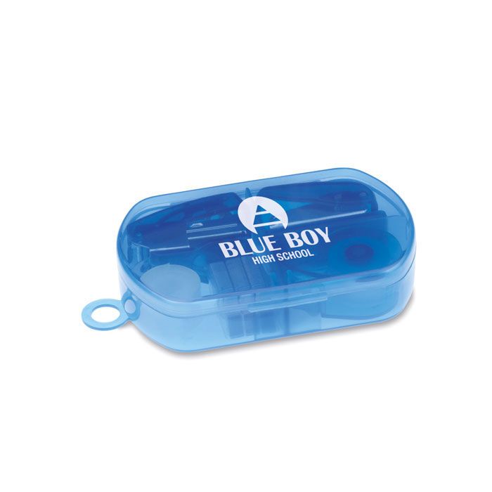 Büroset in Box BUROBOX - transparent blau-738