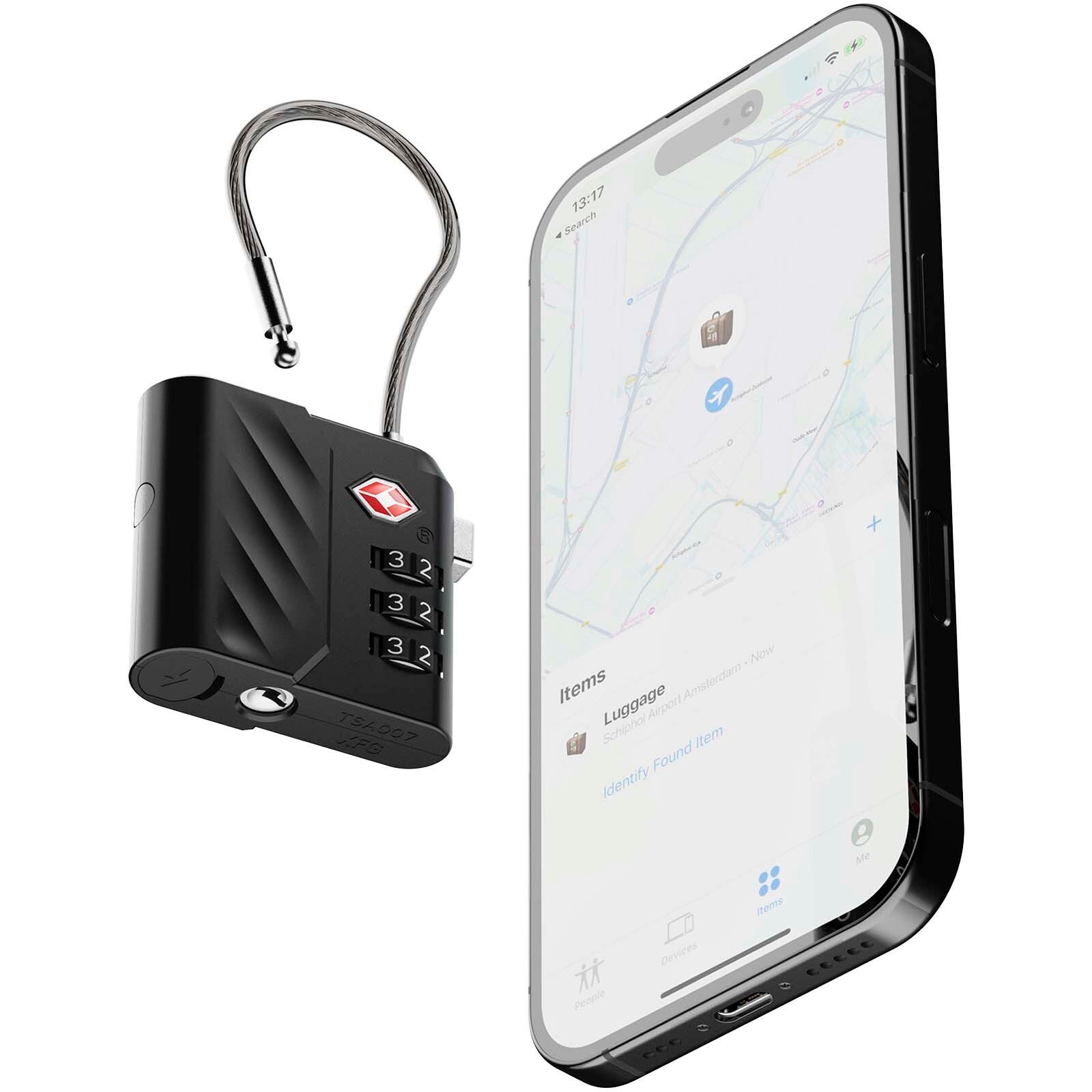 Xtorm Lock Tag TSA Zahlenschloss mit Standort Tracker - schwarz-7