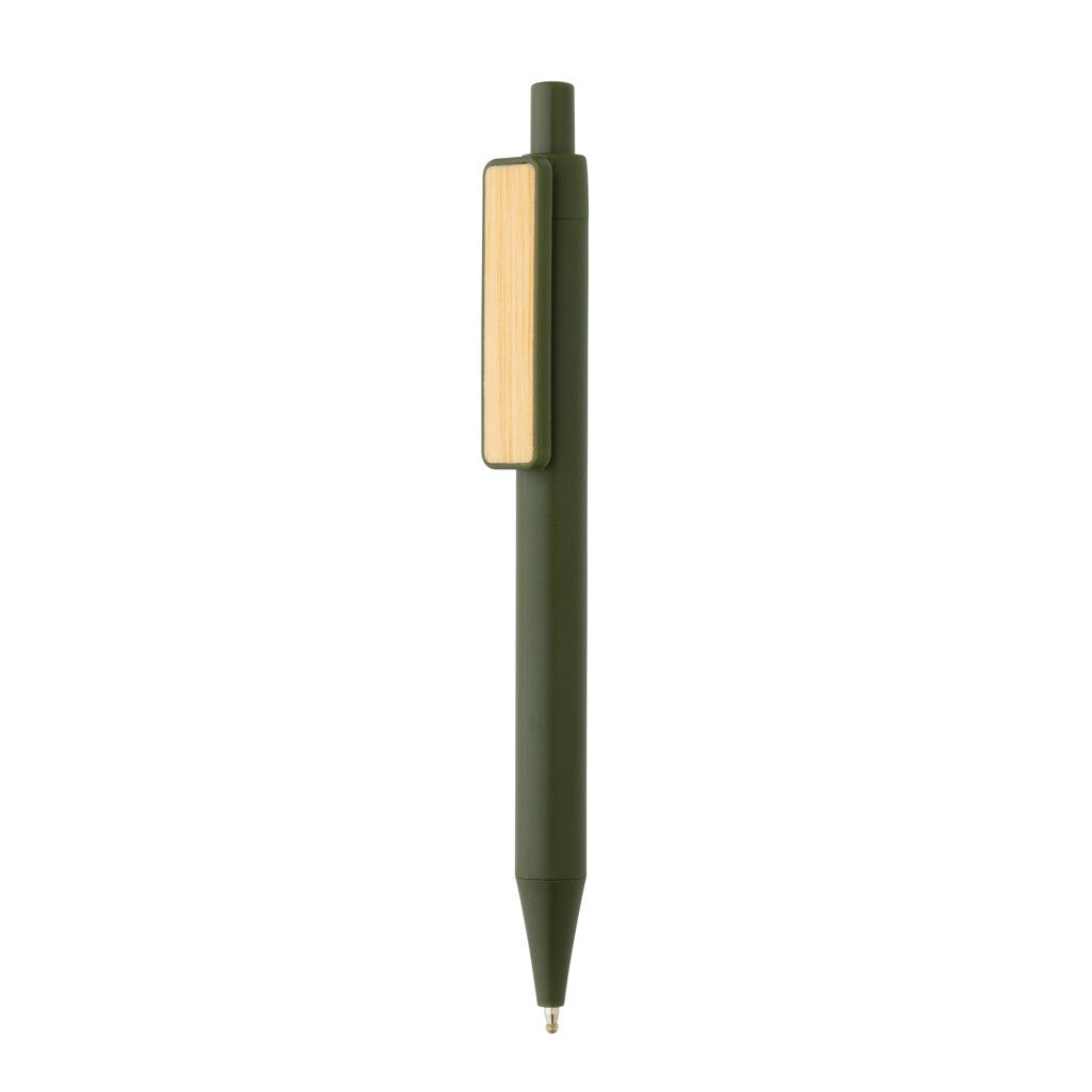 GRS rABS Stift mit Bambus-Clip - grün-70