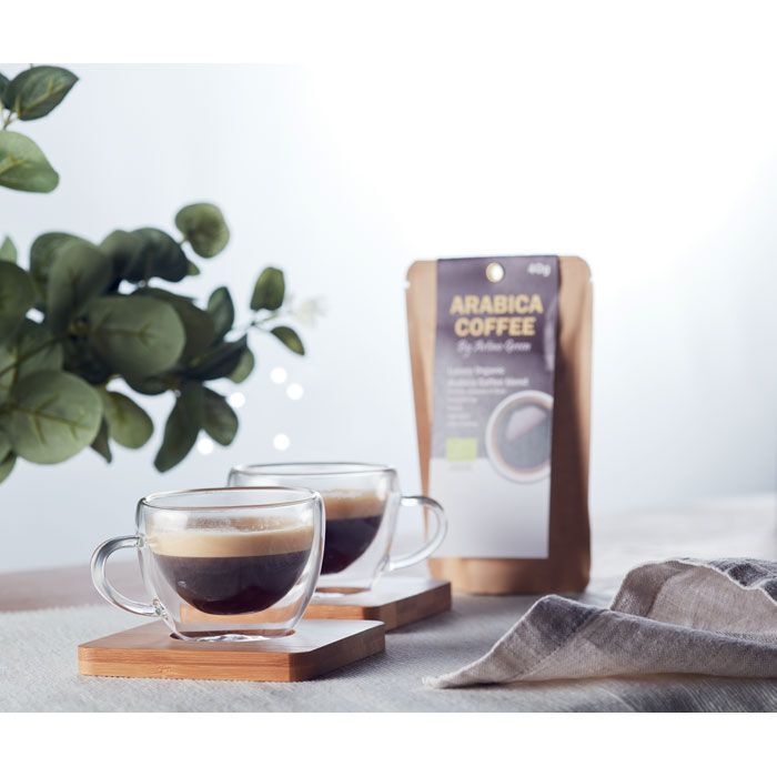 Set mit 2 Espressogläsern BELIZE - transparent-996