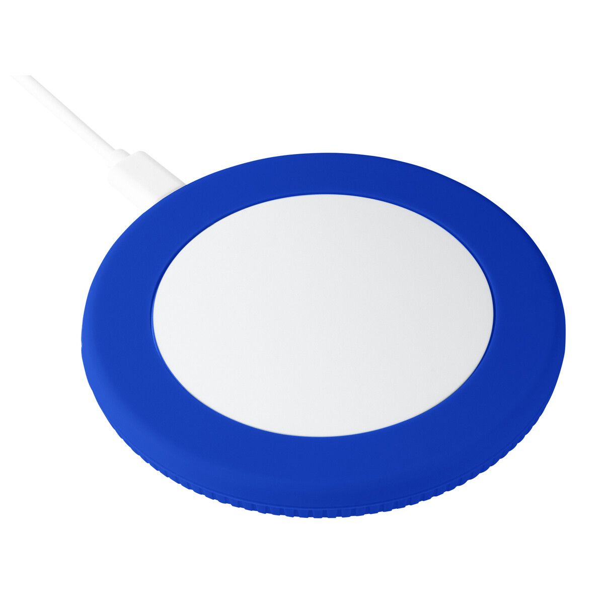 Wireless Charger myMATOLA mit Ring - weiß - blau-1