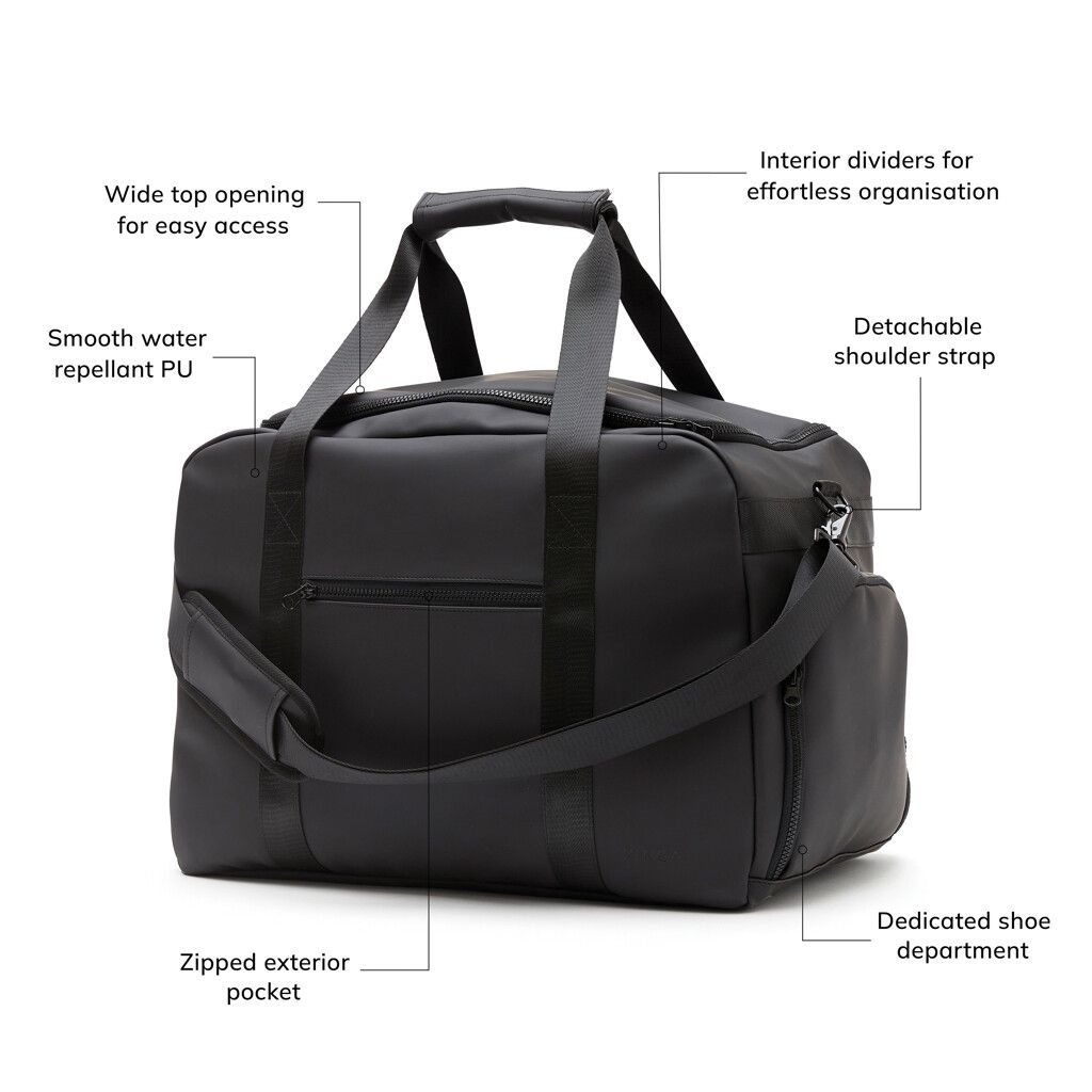 VINGA Baltimore Gym-Bag - schwarz-676