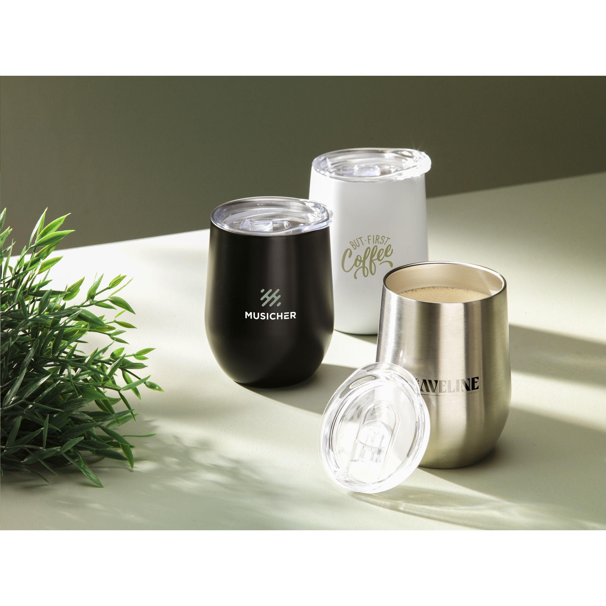 Huevo RCS Recycled Steel Cup 350 ml Thermobecher - silber-634