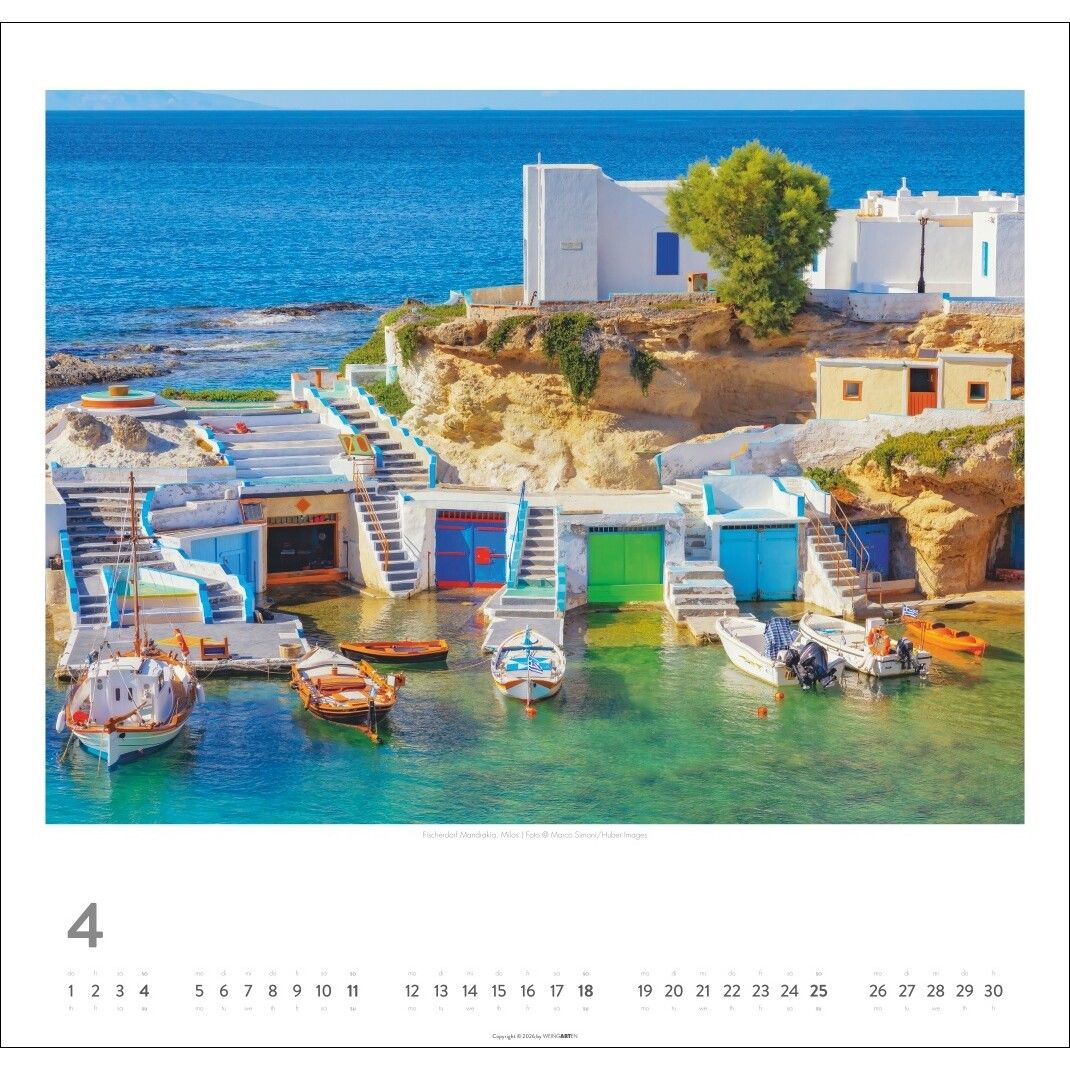 Griechische Inseln - Landschaft & Natur Kalender-322