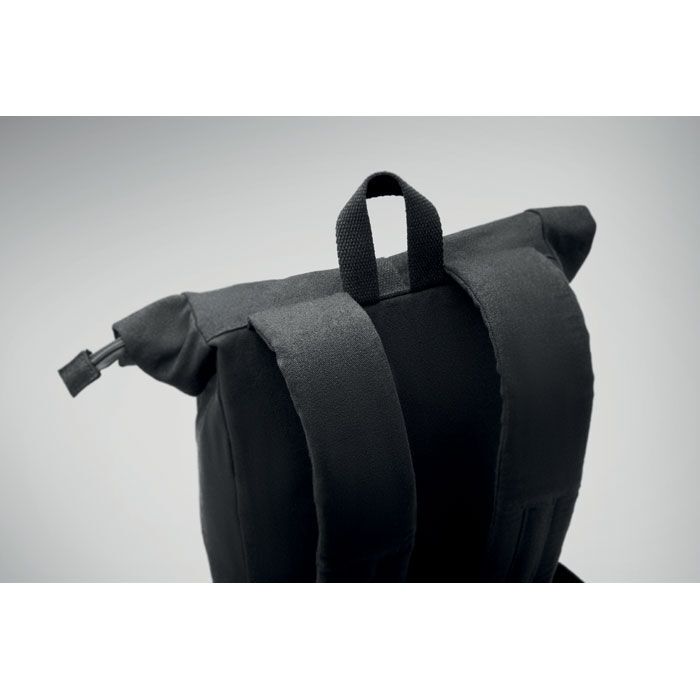 15" Rolltop-Laptop-Rucksack KOPER ROLL - schwarz-424