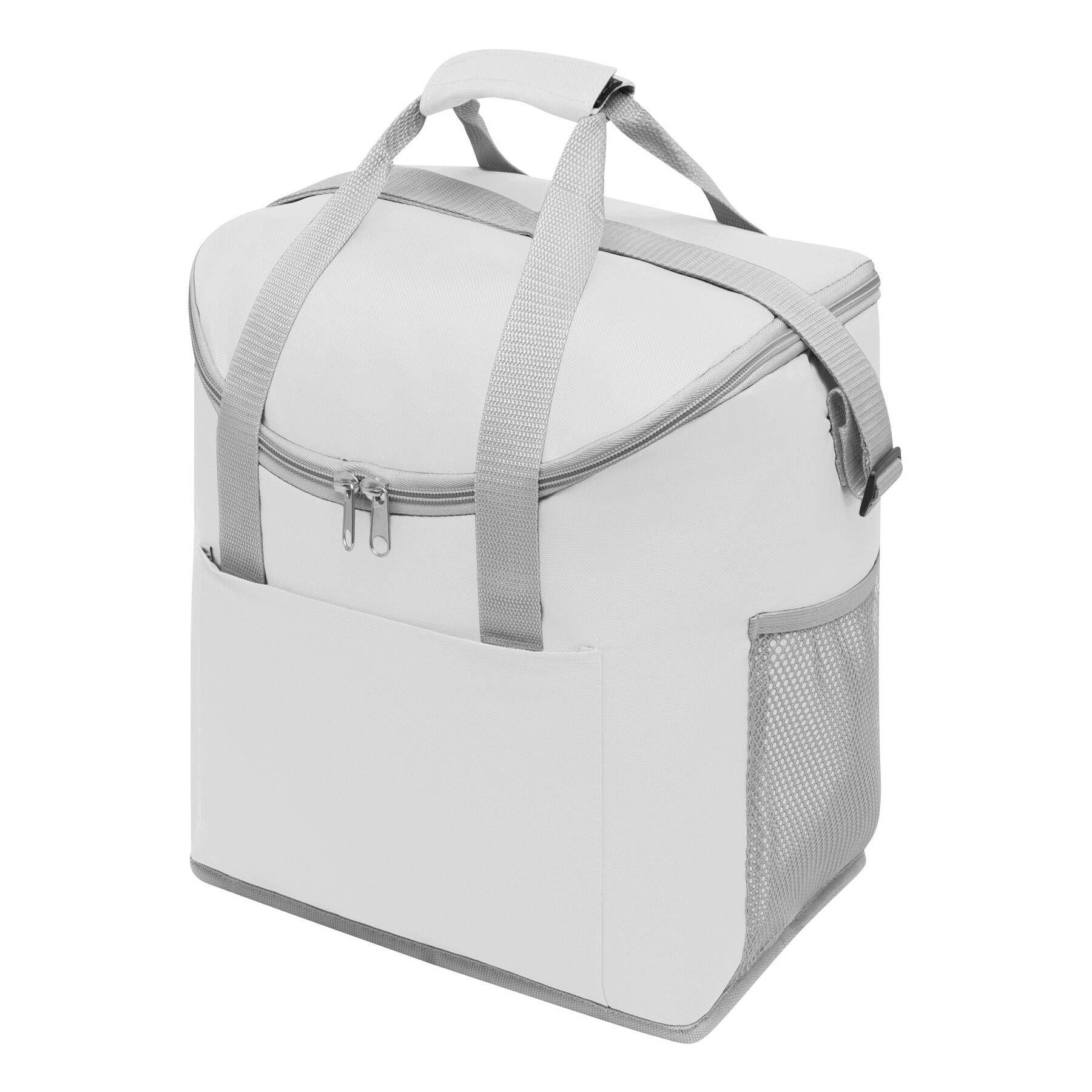 Kühltasche FROSTY - grau - weiß-643
