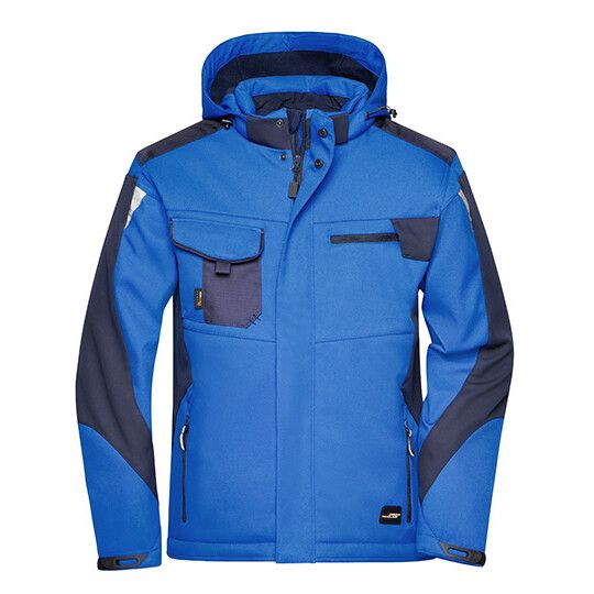 Craftsmen Softshell Jacket -STRONG- - royal - navy-943