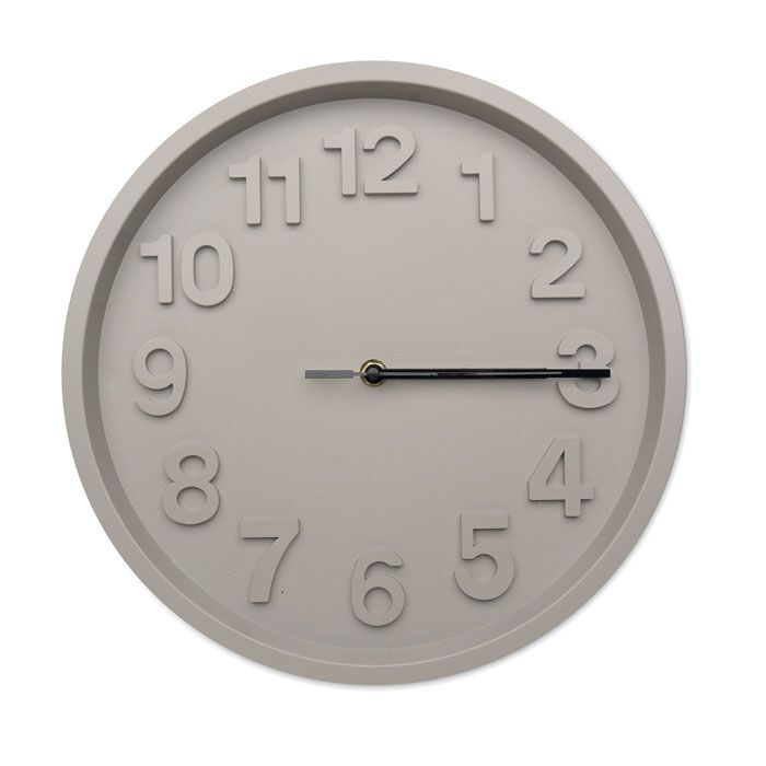 Wanduhr aus PP MURO - grau-973