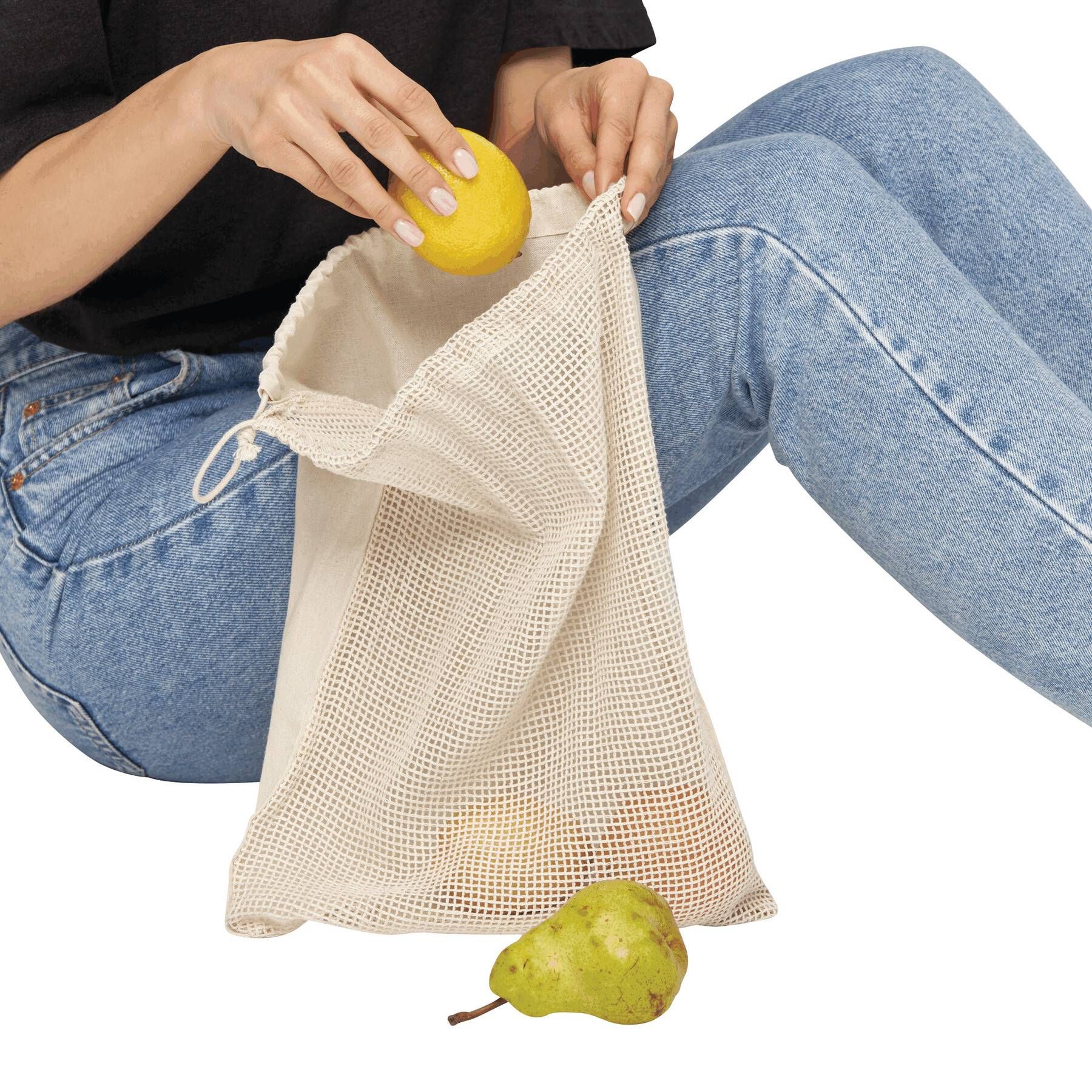 Gemüsenetz SUPER FOOD L - beige-430