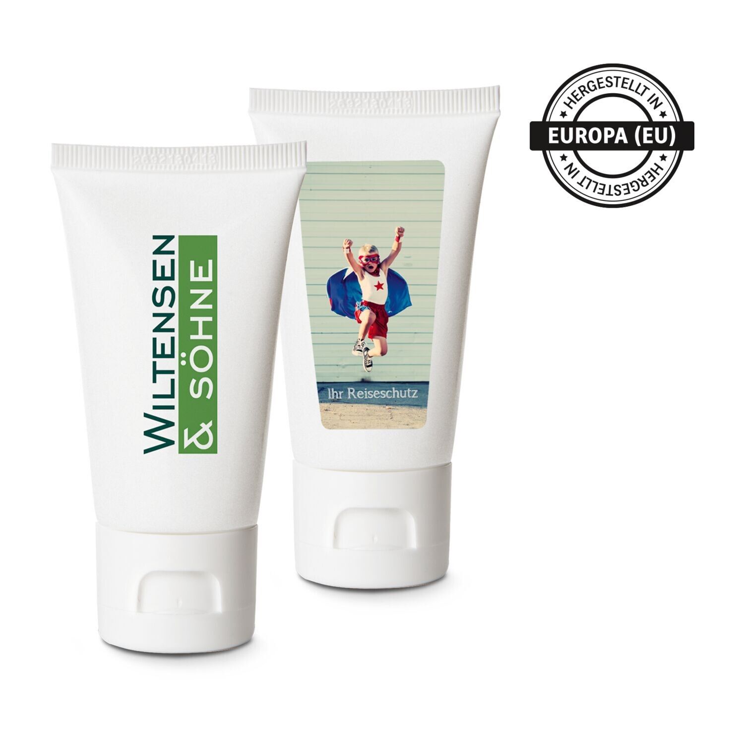 Pflegetube Basic 50 ml - alkoholisches Handreinigungsgel, Made in Germany-724