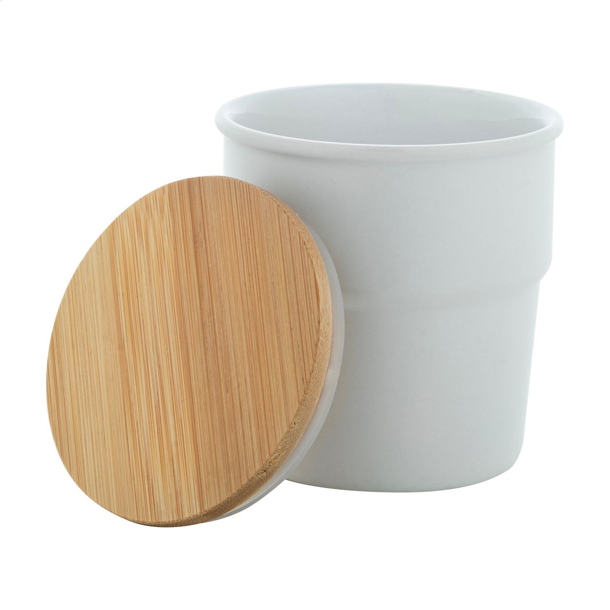 Calliope Keramikbecher, 240 ml - weiß-843