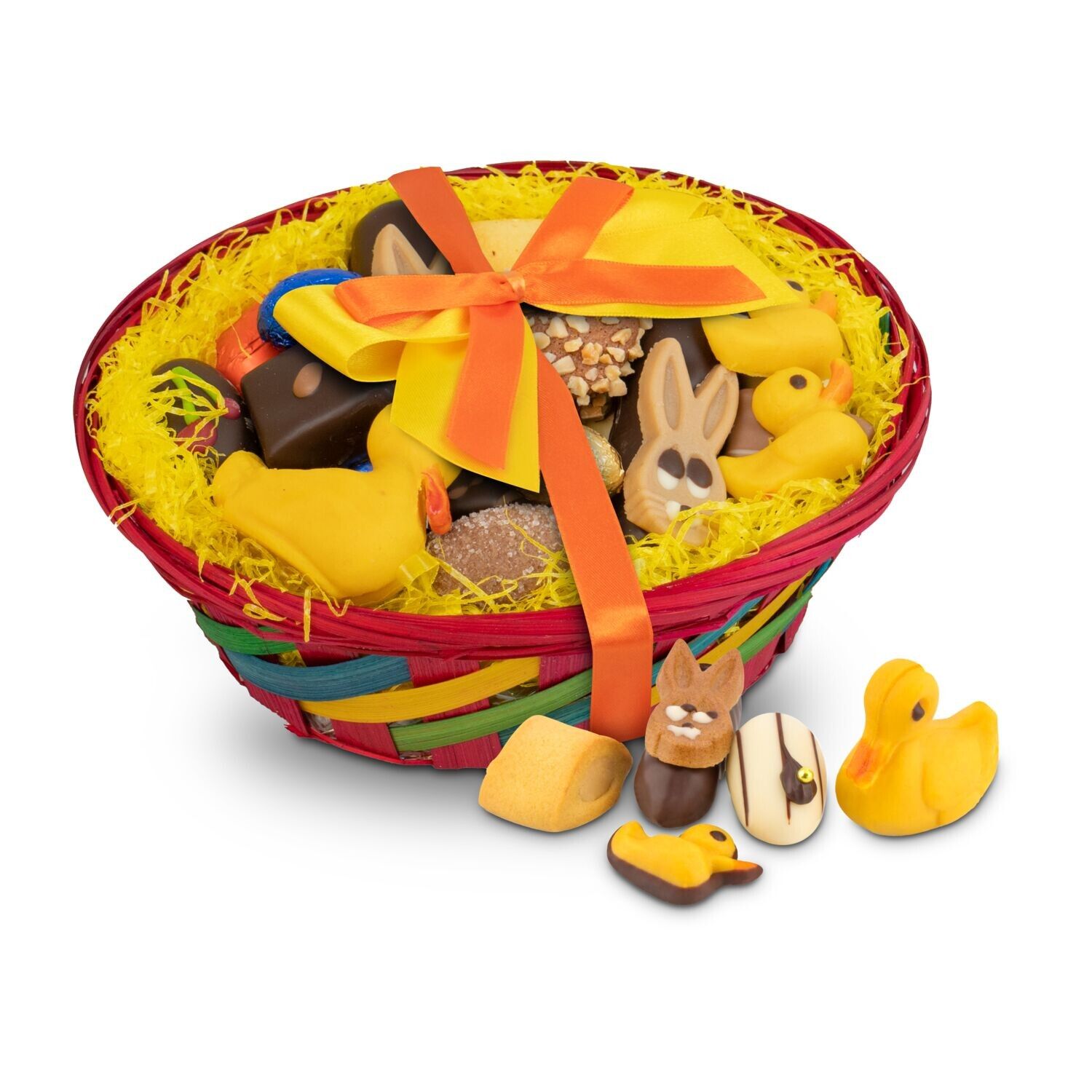 Großer Osterkorb mit Confiseriespezialitäten, 600 g-778