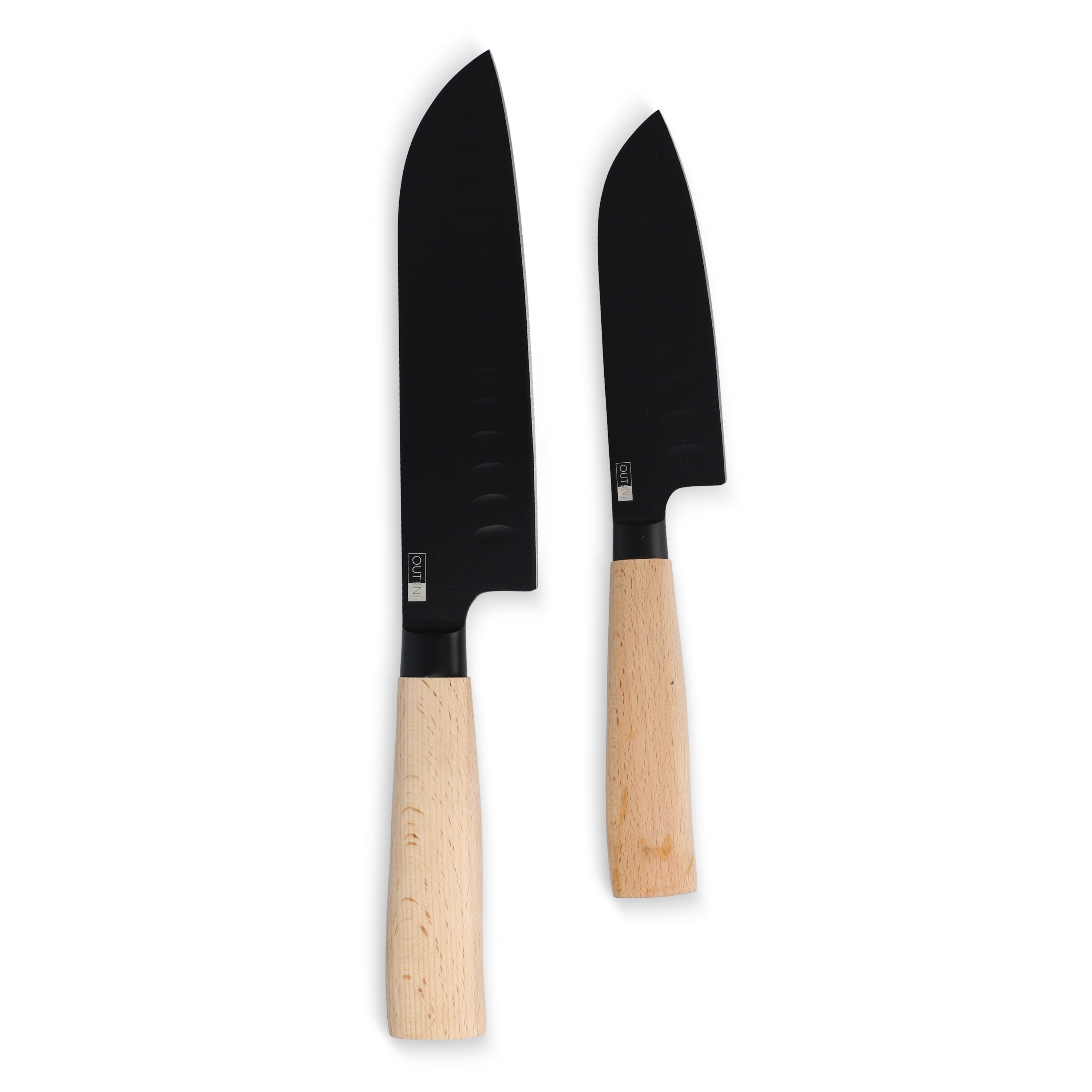 InSideOut Santoku 2tlg. Messerset Ravn - holz-865