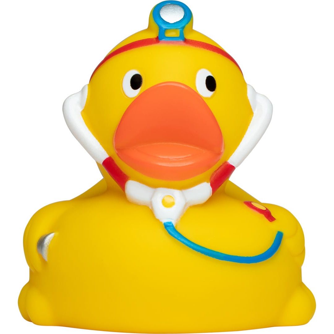 Quietsche-Ente Doktor - bunt-634
