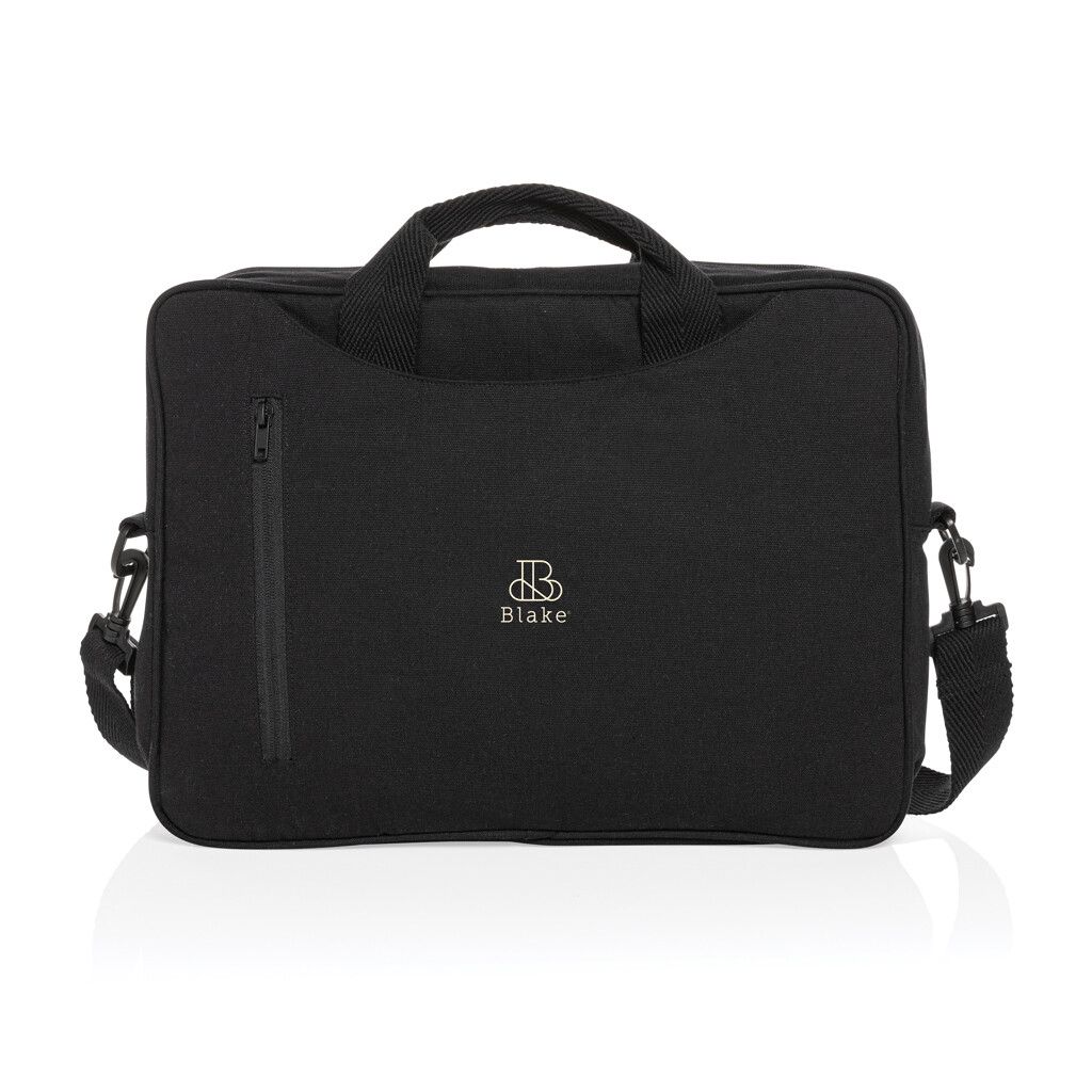 Laluka AWARE™ 15.4" Laptop-Tasche aus recycelter Baumwolle - schwarz-467