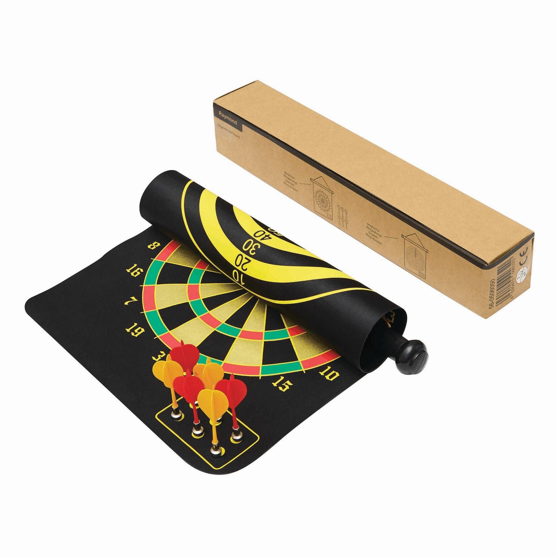 Magnetisches Dartspiel RAYMOND - schwarz-96