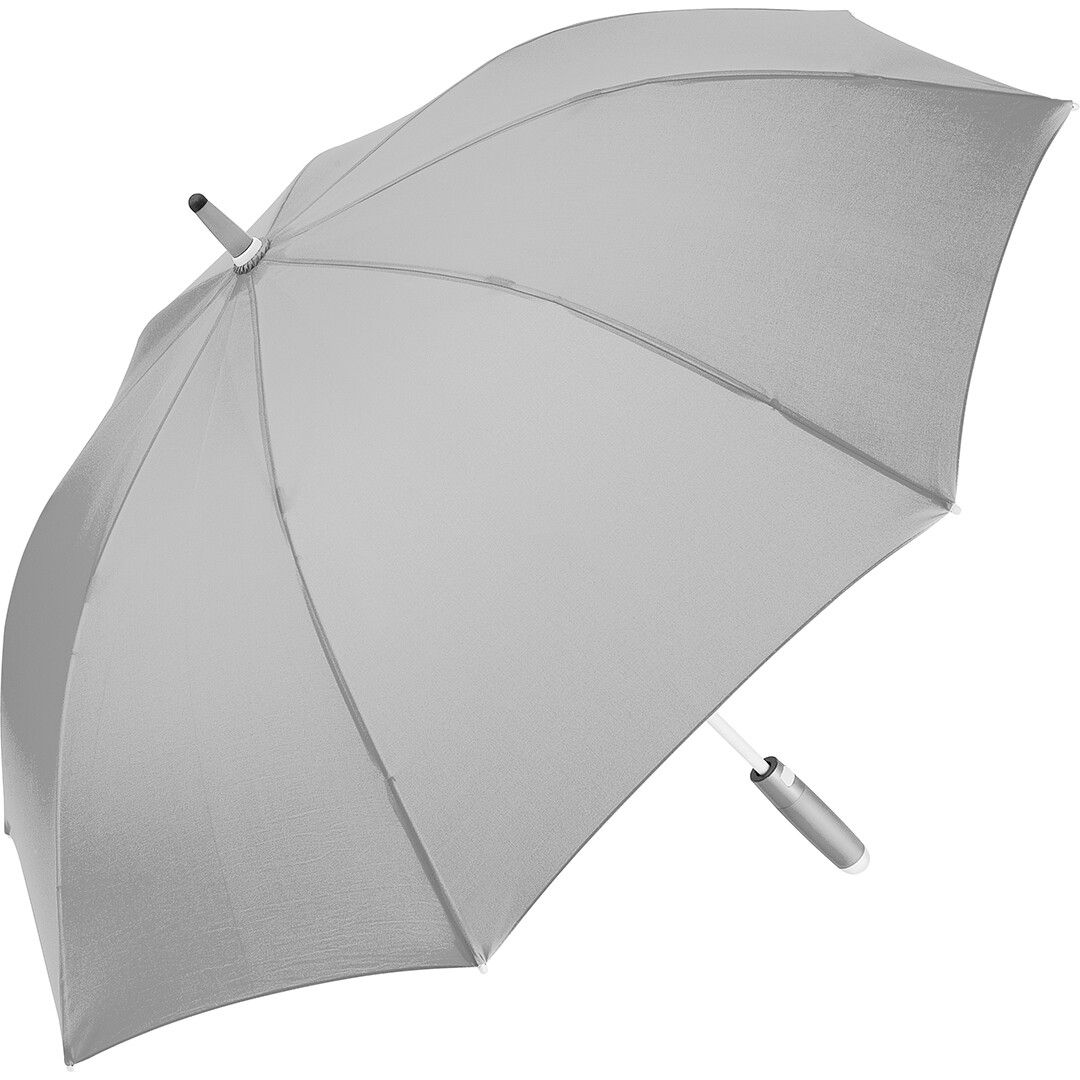 AC-Midsize-Stockschirm FARE® Whiteline Ø112 cm - hellgrau-631