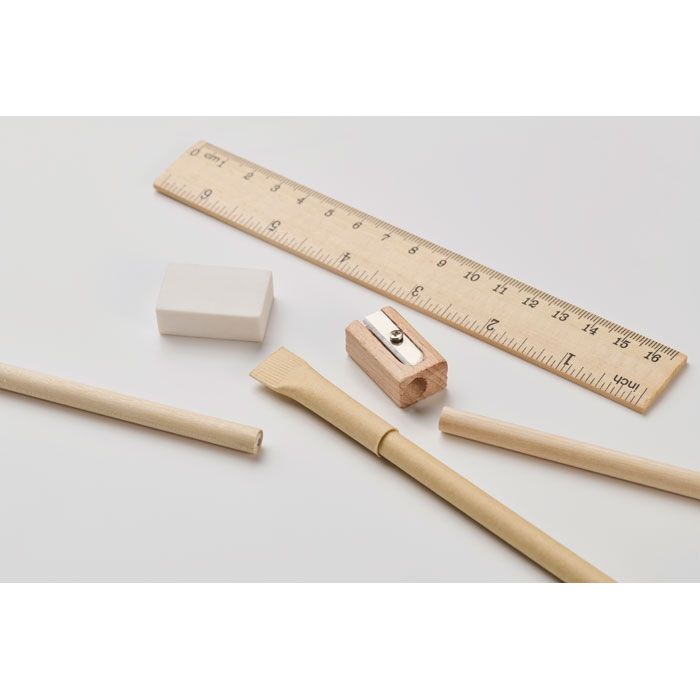 5teiliges Schreibset MEJU - beige-401