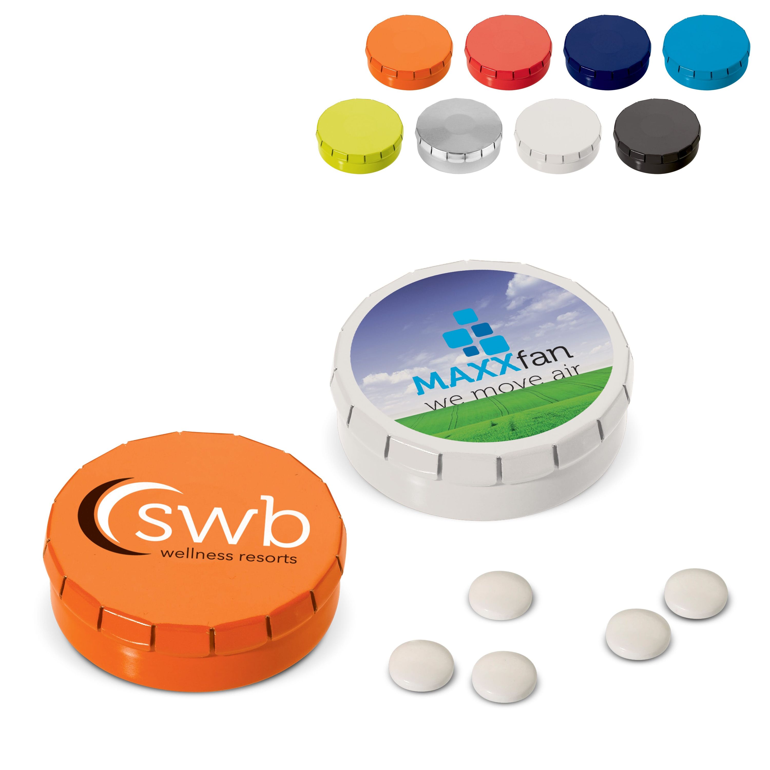 Pfefferminzdose One-Click - hellblau-896