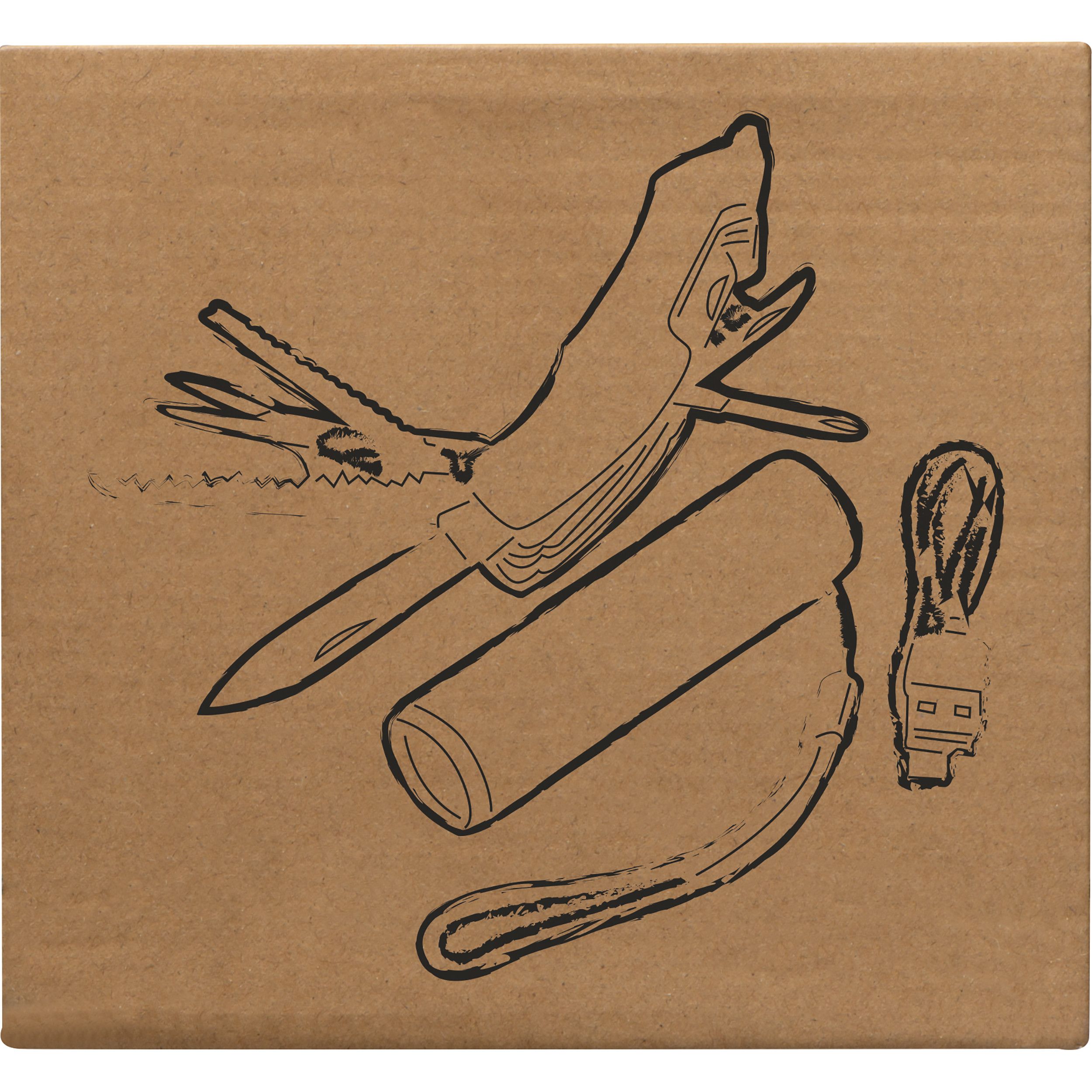 Set Taschenlampe/-messer Oldham - beige-847