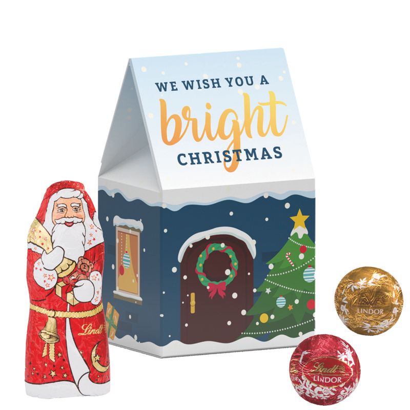 Standbodenbox, Lindt Minikugeln und Weihnachtsmann-671