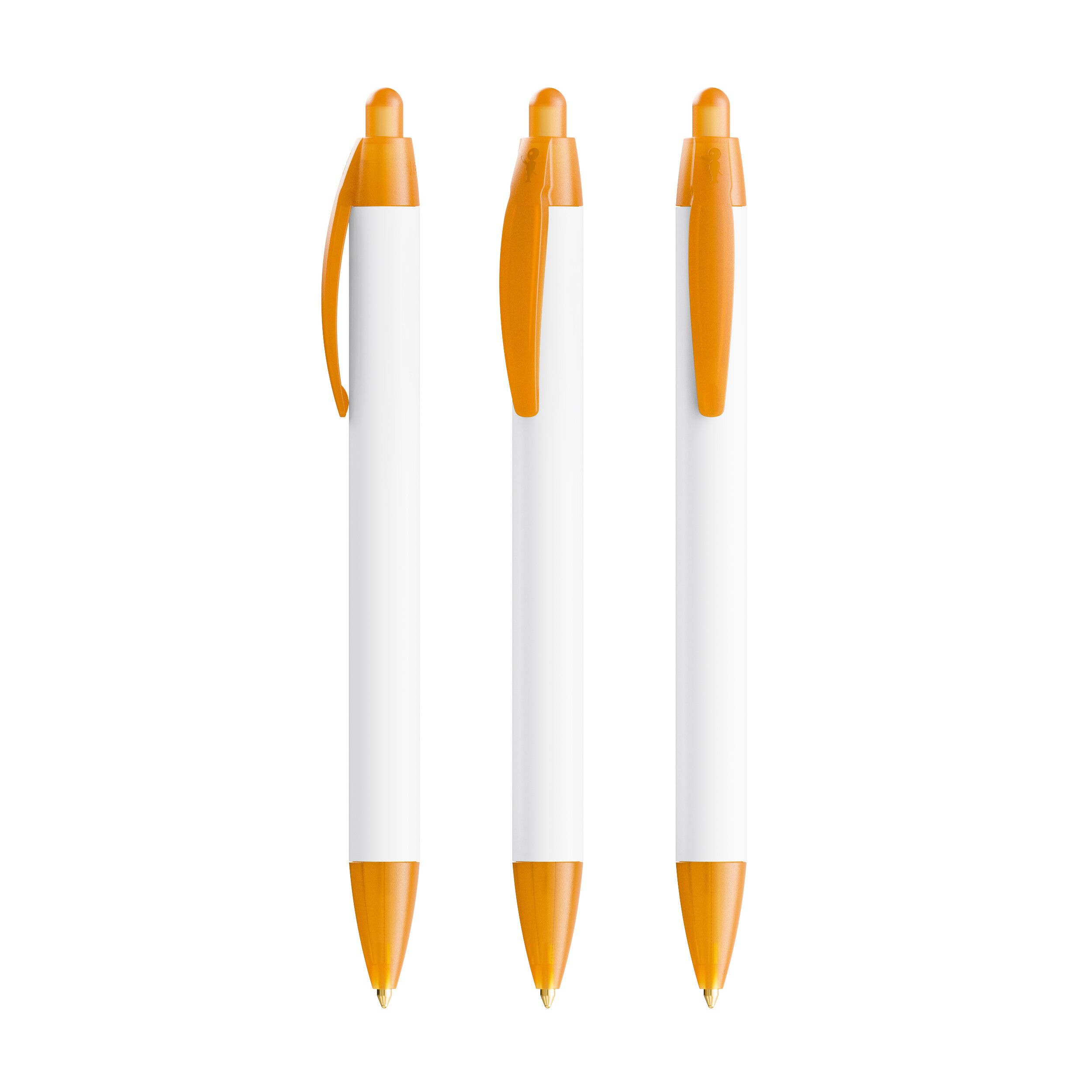 BIC® Wide Body Ecolutions® ballpen, Mine blau - gefrostetes orange-678